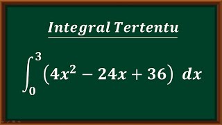Cara mudah integral TERTENTU. Soal dan pembahasan materi matematika tingkat SMA