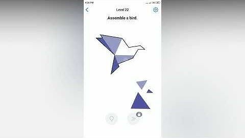 Easy Game - Assemble a bird - Level 22 solution