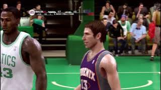 NBA Live 09 Xbox 360 Gameplay - Phoenix Suns vs Boston Celtics