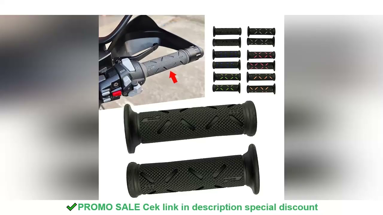 22MM Universal Motorcycle Handlebar Motorbike Grips Rubber Modification Accessories Moto Handles For