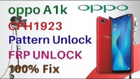 Oppo A1k (CPH1923) Frp Bypass Oppo A1k Unlock google Account lock without Pc New Trick New Solution