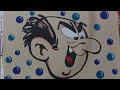 how to draw and colour Gargamel from the smurfs village 