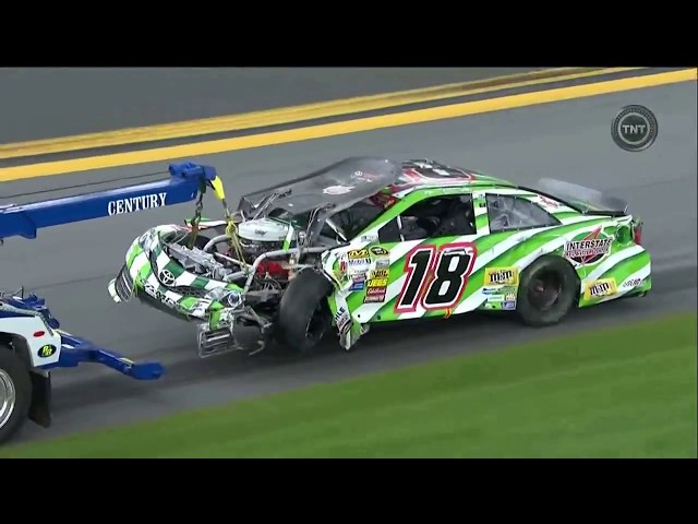 2014 Kyle Busch flip @ Daytona - YouTube