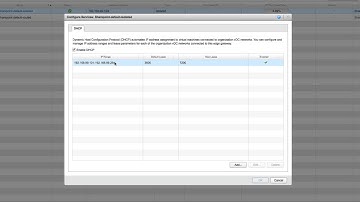 Default Network Setup