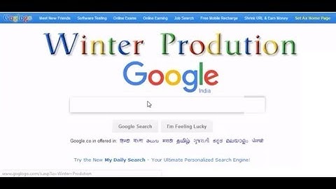 How to Change Google Logo  GOOGLE  With Your Own Name