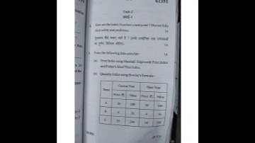 MDU b.com 4 th semester business statistics 2018