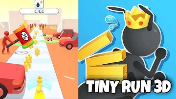 Tiny Run 3D All Levels Android Gameplay Walkthrough HD Level 6-10