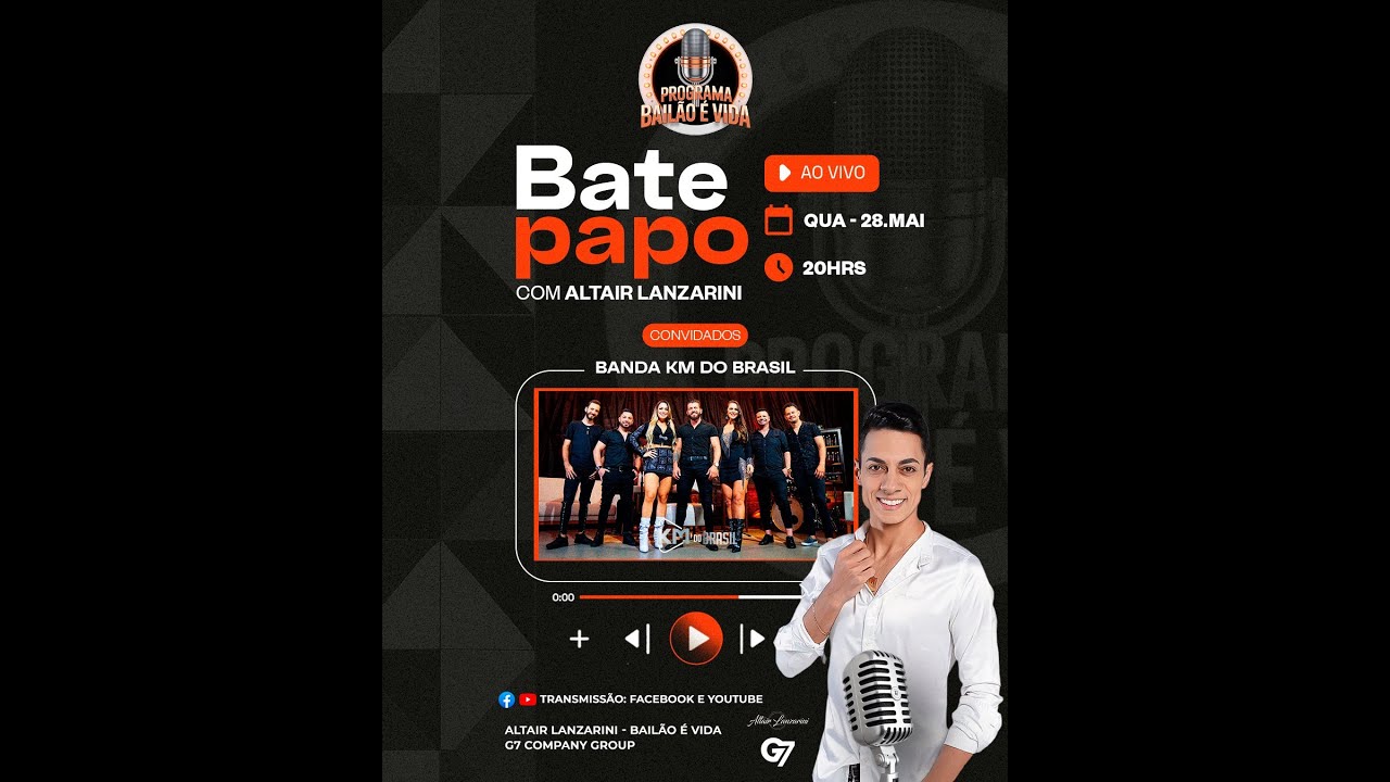 Bailão é Vida PodCast | Banda KM do Brasil | G7 Company Group | 28 - 05 ...