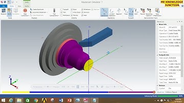 Lathe operations by using mastercam 2020.|| LATHE OPERATIONS IN MASTERCAM 2019.