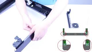 6. Tornado 2Pro Flying Bear 3D Printer Y axis assembly  step4