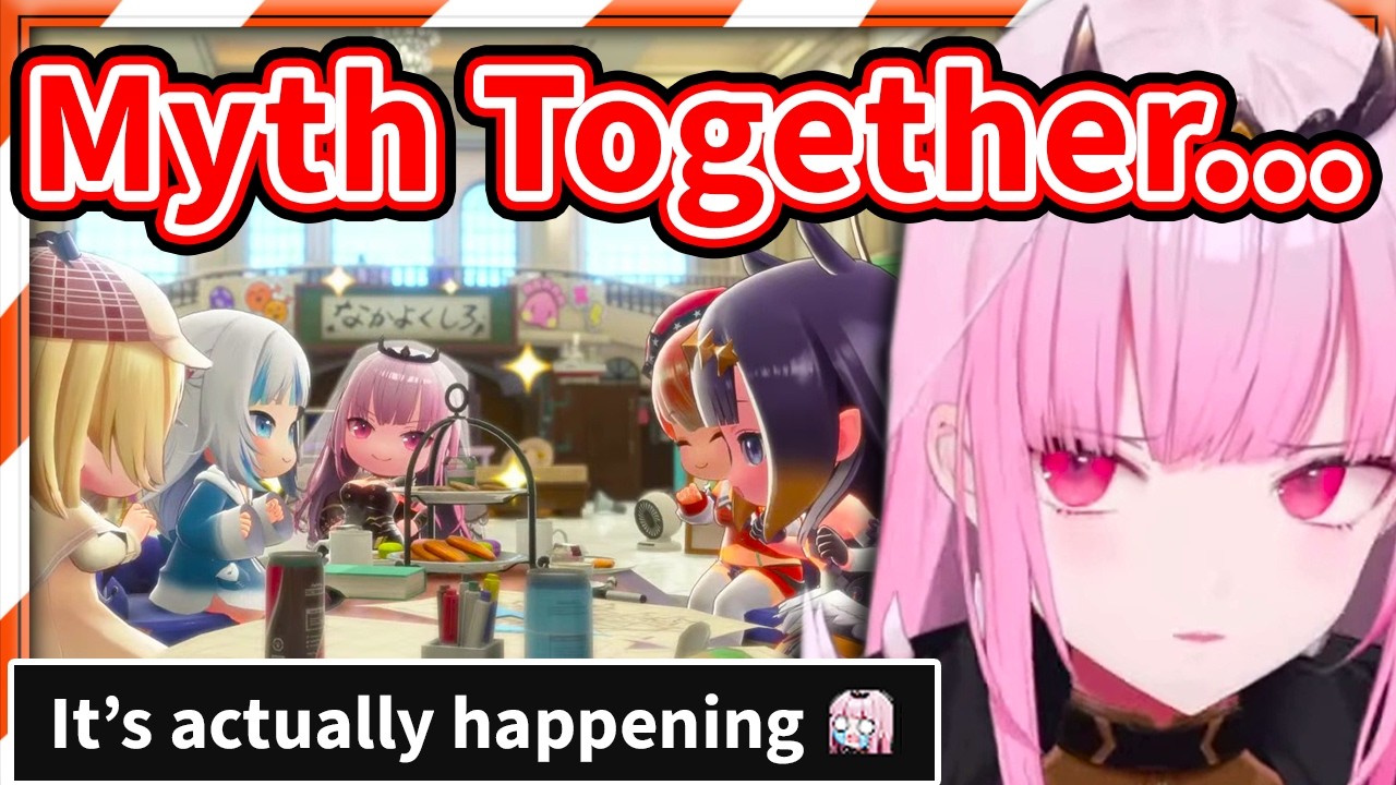 Chat Gets Emotional Seeing Myth Together Again 【Mori Calliope / HololiveEN】