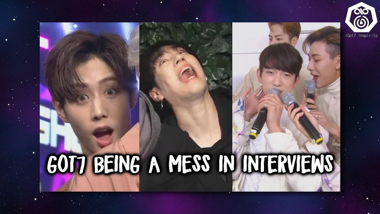 Got7 being a mess in interviews