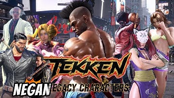 Best Legacy Characters Made in Tekken 8 Customization #tekken8 #bruce #armorking #kunimitsu