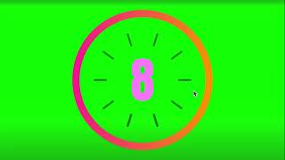 Famous 21 seconds countdown timer with number display & with Alarm 🔔  | Greenscreen | copyright free Net Worth