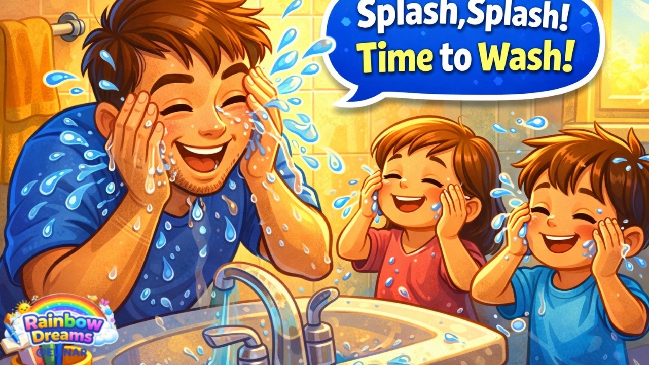 Утренняя песенка для детей: чистка зубов, умывание и подготовка к школе.