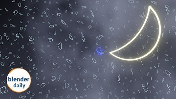 Dreaming cat: Noise Texture | blender geonodes fields daily, tip 38