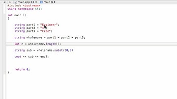 Using strings as variables (C++ programming tutorial)