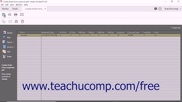 Acrobat Pro DC- Collecting Distributed Form Responses- Adobe Acrobat Pro DC Training Tutorial Course