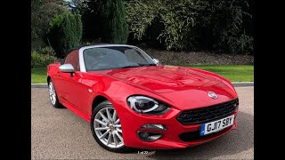 Player Profile Fiat 124 Spider 1.4L MultiAir Manual Anniversary Edition in Red - GJ17SBY