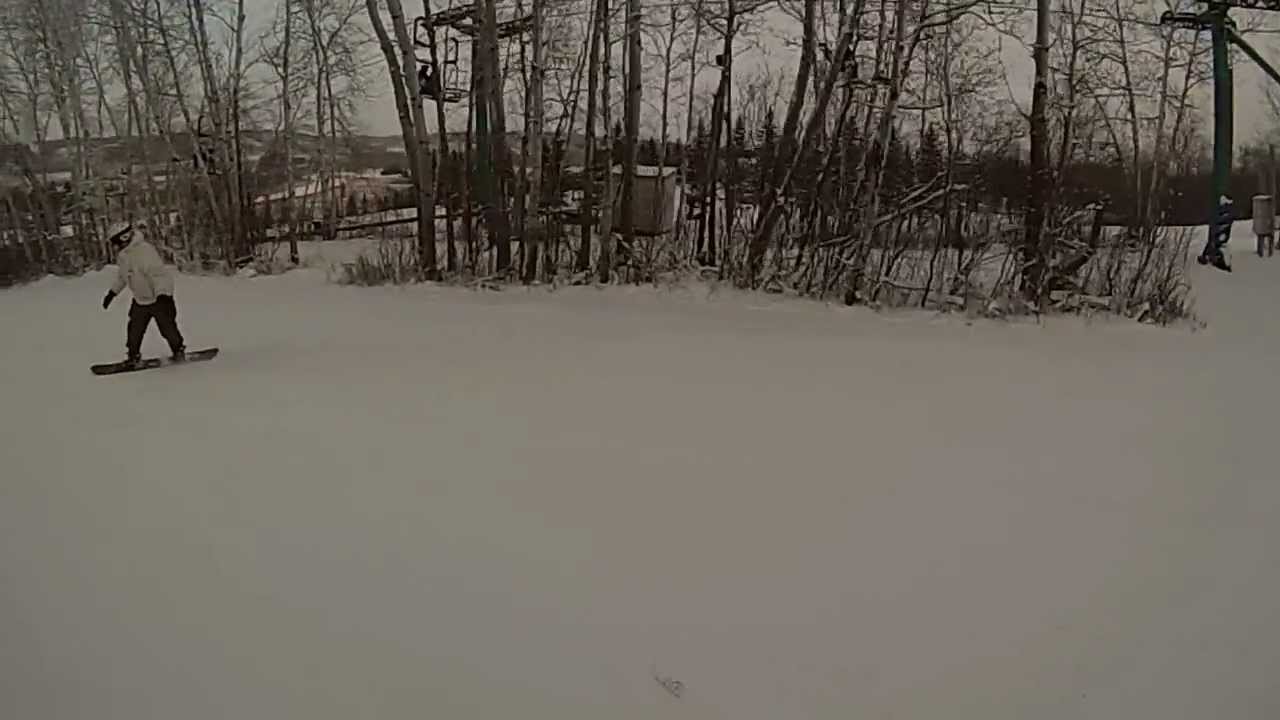 Snowboarding with the boys at Holiday Mountain