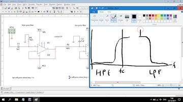 Op-Amp | Band Pass Filter 1st Order Circuit Simulation In Multisim