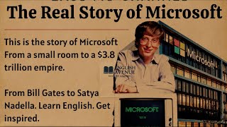 The Success Story of Microsoft || Learn English Through Story Level 2 🔥 || Improve Your English 💫