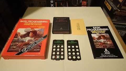 BASIC PROGRAMMING Atari 2600 Video Computer System Game Program PAL Region Version Contents 23.02.20