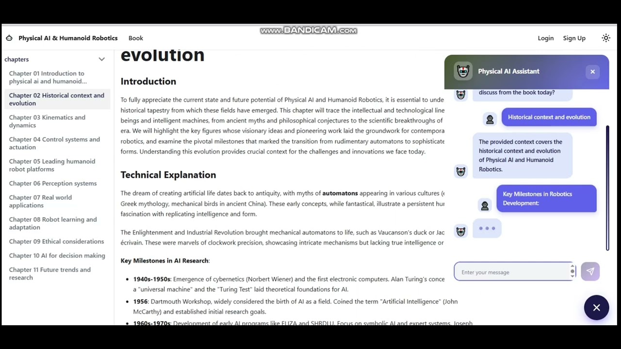 Physical AI and Humanoid Robotics 🚀Hacketon Project 🧠🤖✨