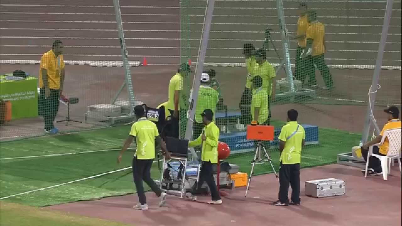 Women's club throw F51 final 2015 IPC Athletics World Championships