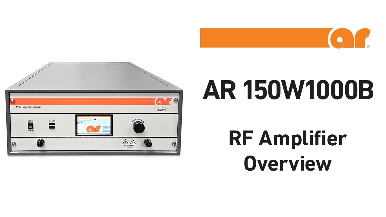 Amplifier Research 150W1000B - 1 GHz RF Amplifier Overview - YouTube