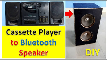 BLUETOOTH SPEAKER FROM OLD CASSETTE PLAYER DIY