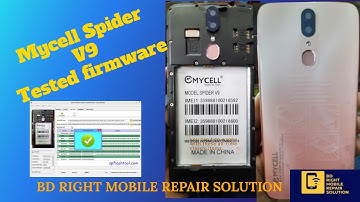 Mycell Spider V9 Flash File MT6570 6.0 Stock Rom/100% tested firmware