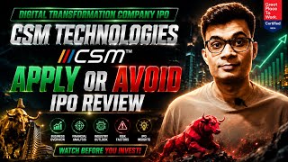 CSM Technologies IPO Review