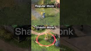 Wololo Regular Monk VS Shaolin Monk sound Age of Empires 4 screenshot 1