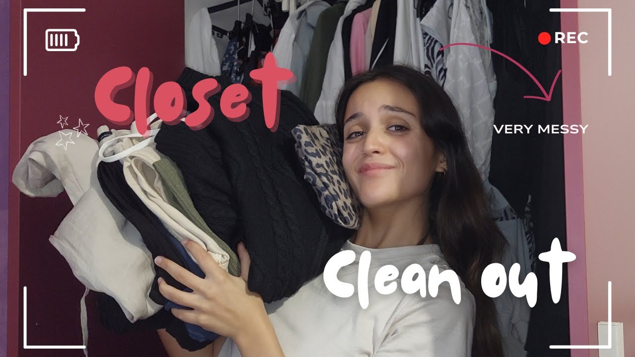 CLOSET CLEAN OUT (decluttering, organizing and donating everything ...
