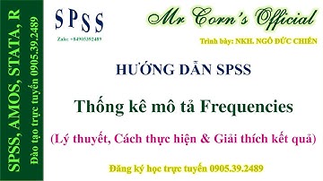06.10.2022 Hướng dẫn SPSS | Thực hiện Thống kê mô tả Frequencies trên SPSS (Frequencies in SPSS)