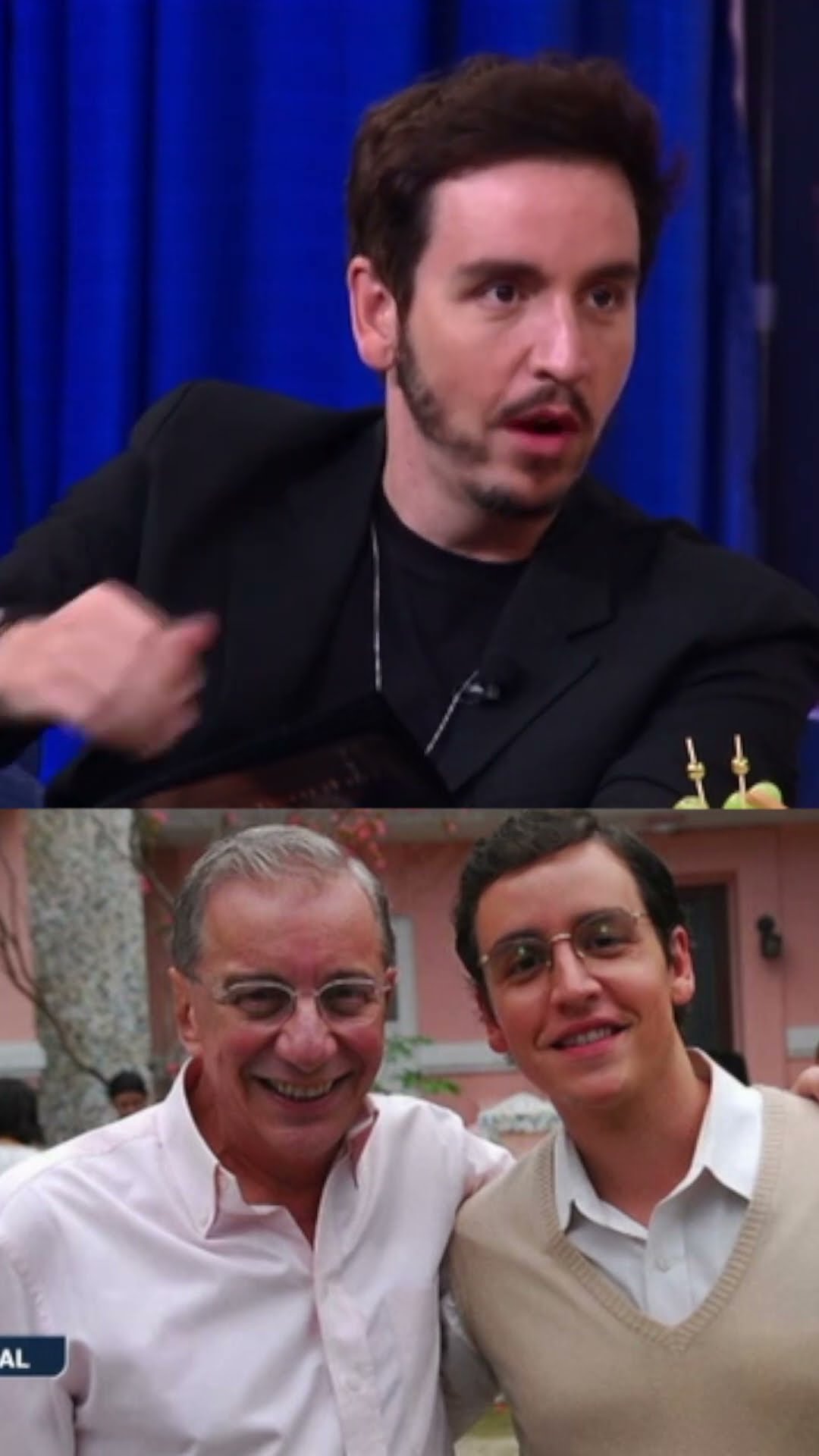 “Caio Blat é meu irmãozão”, conta Wagner Santisteban ao ver foto com o companheiro de novela no SBT