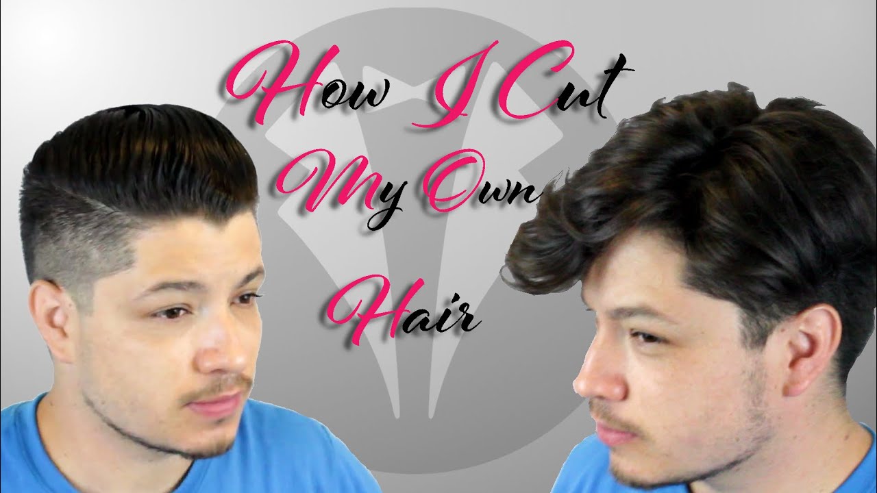 How I Cut My Own Hair Undercut Short Sides Long Top YouTube
