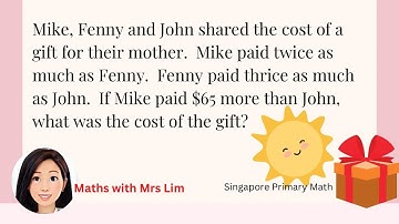 Model drawing Primary Elementary Math 2022 review math exam questions Part 4