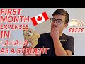 EP-05 | FIRST MONTH EXPENSES IN CANADA AS A STUDENT | MUST WATCH