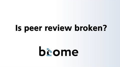 Is peer review broken?