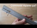Comment réparer une poignée percutée, arrachée d&#39;armoire IKEA à portes coulissantes