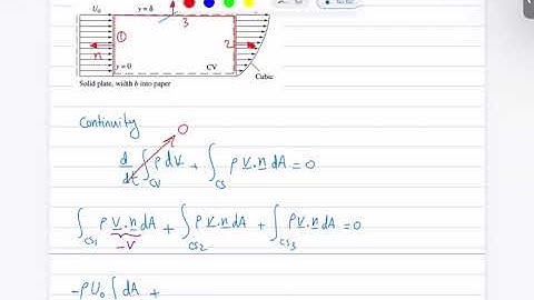 Control Volume Analysis - Conservation of Mass