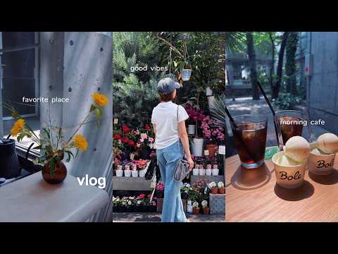 vlog | 静かなcafeで始める梅雨の日常, グラノーラ作り🥣 韓国で購入したもの