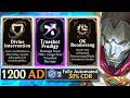 1,200 AD Autocast Jhin: Boomerangs + Trueshot Prodigy Spam | ARAM Mayhem