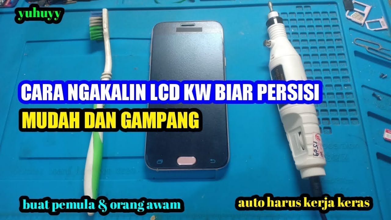 Cara pasang lcd KW Samsung j5,j7 pro biar persisi,,?? - YouTube