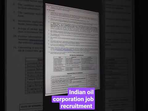 Indian oil corporation .job recruitment