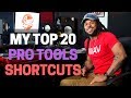 Top 20 Pro Tools Shortcuts 2018