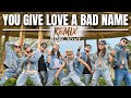 YOU GIVE LOVE A BAD NAME NF Remix Bon Jovi Dance Fitness Newfriendz mp3