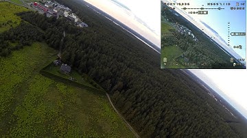Skywalker first flight with FY-DOS & F-TEK OSD (Hornet)